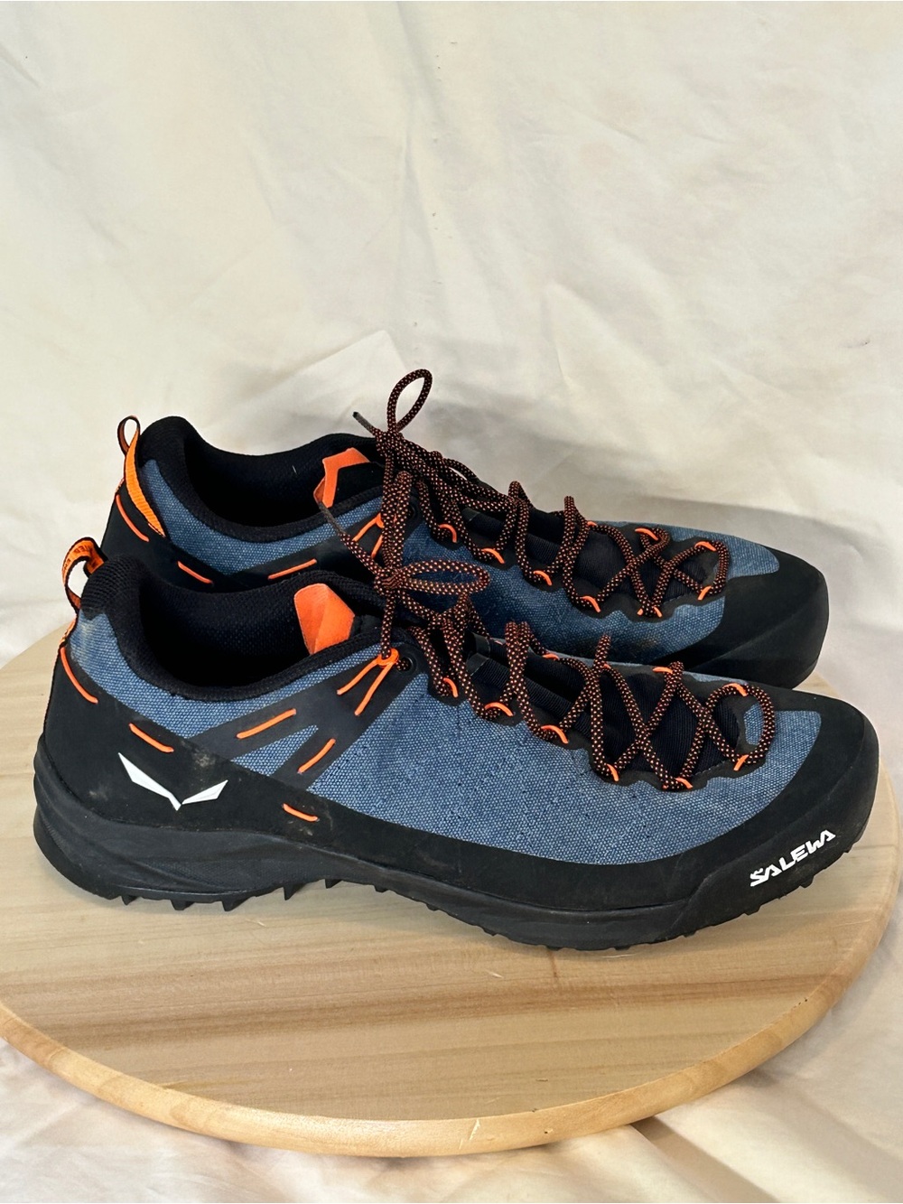 SALEWA Wildfire Canvas Men’s Hiking Shoes Dark Denim US 11.5 M